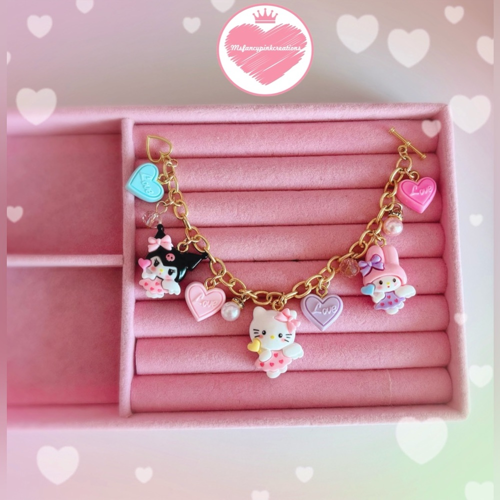 Cupid Hello Kitty Valentine’s Day Charm Bracelet